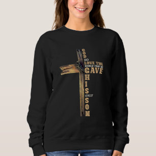 Religiösa Kor John 316 Gud älskade världen Jesus T Shirt
