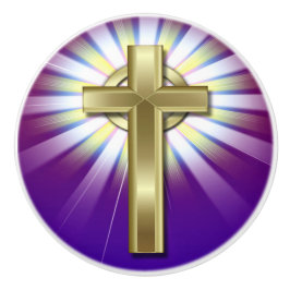 Religiösa Kor keramisk knopp