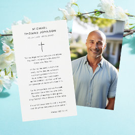 Religiösa Kor - patronkort för fotobön Visitkort