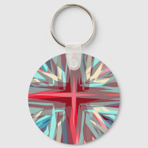 Religiösa kor starburst nyckelring