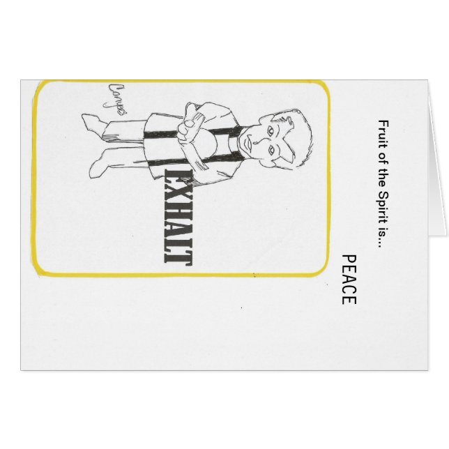 Religiösa-kort Hälsningskort (Framsidan Horizontal)