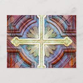 Religiösa Kristian kor symbol Vykort