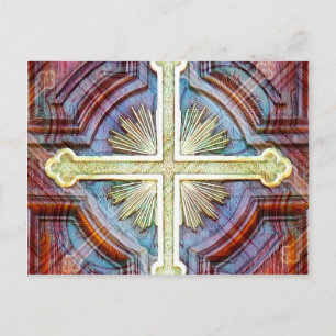 Religiösa Kristian kor symbol Vykort