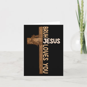 Religiösa Kristna Pojkar Tonåringar Barn Bruh Jesu Kort