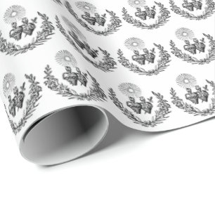 Religiösa Kristus och Mary Wrapping Papper Presentpapper