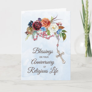Religiösa Life-Grattisars årsdag Kort