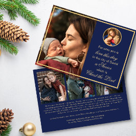 Religiösa Madonna & Child Photo Catholique Jul Julkort