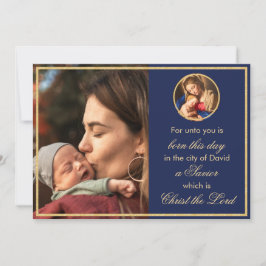 Religiösa Madonna & Child Photo Catholique Jul Julkort