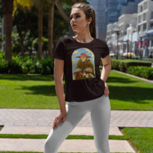 Religiösa Man Porträtt T Shirt