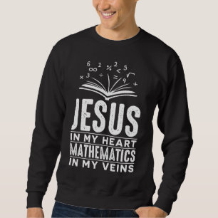 Religiösa Math Älskare - Religion Science Kristu Lång Ärmad Tröja