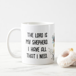Religiösa med får kaffemugg