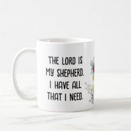 Religiösa med får kaffemugg