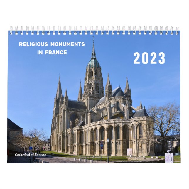 Religiösa monument i Frankrike Calendar Kalender (Omslag)
