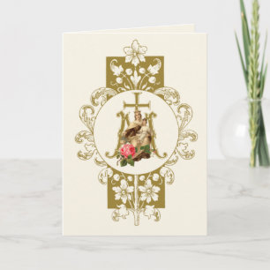 Religiösa Mount Carmel Vintage Cathlic Jesus Kort