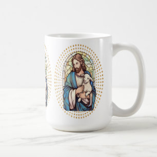Religiösa Mugg med Gud för en lamm
