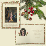 Religiösa Ntivity Virgin Mary Jesus Vintage Helgkort<br><div class="desc">Vackra vintage bild i Heligans familj,  Jesus Mary och St. Joseph vid Jesus Nativitet av Frederico Borraci. Alla texter och typsnitt kan ändras.</div>