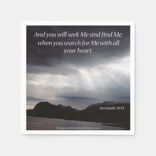 Religiösa Pappersservett (Framsidan)