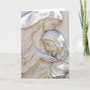 Religiösa Påsk Card Kristus och Mary Helgkort