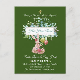 Religiösa Påsk inbjudningsbudget Vykort