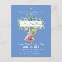 Religiösa Påsk inbjudningsbudget Vykort