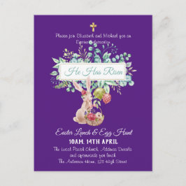 Religiösa Påsk inbjudningsbudget Vykort