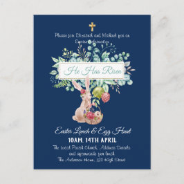 Religiösa Påsk inbjudningsbudget Vykort