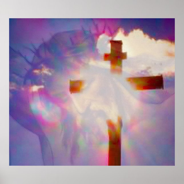 Religiösa Påsk Poster - Jesus och Kor (Framsidan)