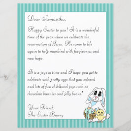 Religiösa Påskhare Brev för din barnflygare