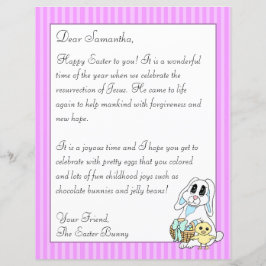 Religiösa Påskhare Brev för din barnflygare