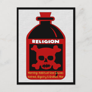 Religiösa Poison Vykort