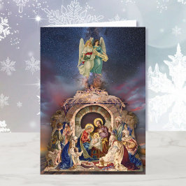 Religiösa Scripture jul Baby Jesus Natiativitet Helgkort