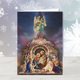 Religiösa Scripture jul Baby Jesus Natiativitet Helgkort