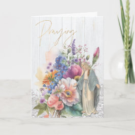 Religiösa som ber för dig, Jungfru Mary Kort