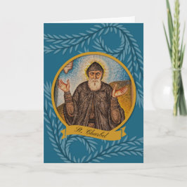 Religiösa St. Charbel Sharbel Catholic Prayer Kort
