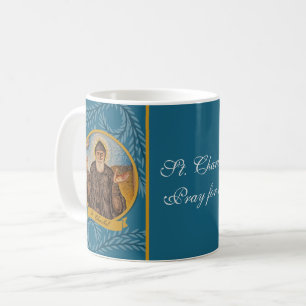 Religiösa St. Charbel Sharbel-katolsk maronit Kaffemugg