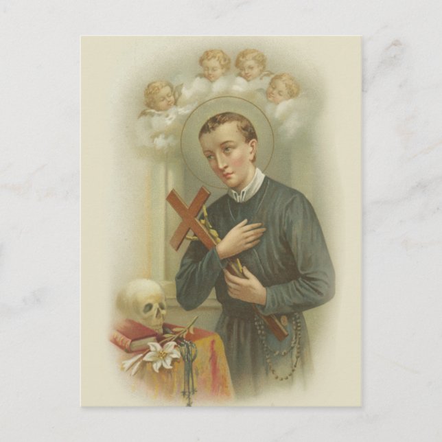 Religiösa St. Gerard Majella Catholic Childborn Vykort (Framsida)