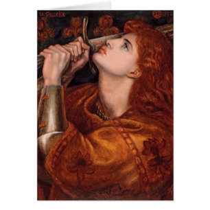Religiösa St. Joan of Arc Prayer Hälsningskort
