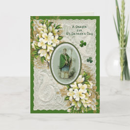Religiösa St. Patricks Day böner Shamrocks Helgda Helgkort