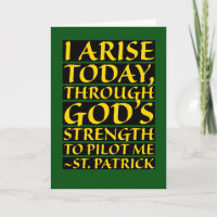 Religiösa St. Patrick's Day Catholic Saint Prayer