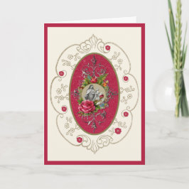 Religiösa St. Therese Carmelite Nun Vintage Card Kort