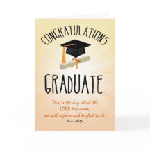 Religiösa Studenten Guld Starburst med svart tak