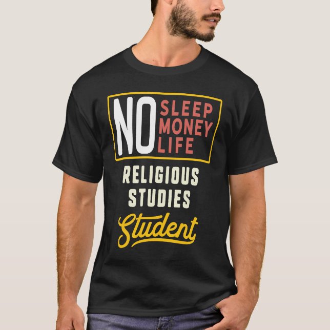 Religiösa Studies Major Studen Studenten T Shirt (Framsida)