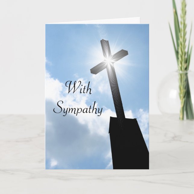 Religiösa Sympathy Greeting Card Kort (Framsida)
