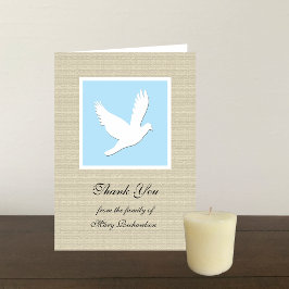 Religiösa Sympathy Tackkort Card - Dove