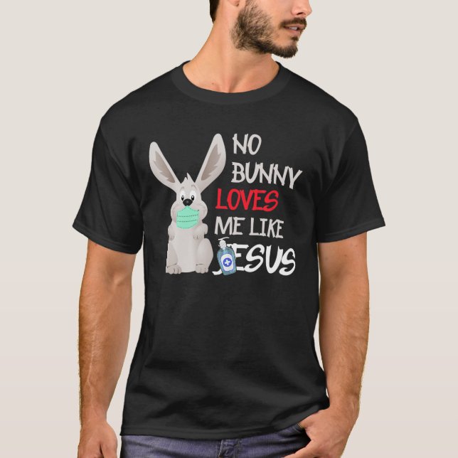 Religiösa Te för kvinnor Bunny Long Tee (Framsida)