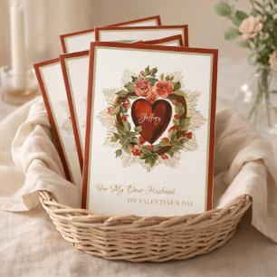 Religiösa Valentines day Make Hearts Ro Helgkort