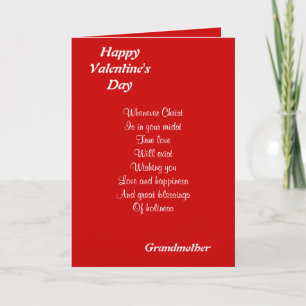 Religiösa valentins mormor helgkort