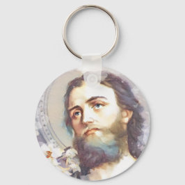 Religiösa Vintage Catholik Saint Joseph Keychain Nyckelring