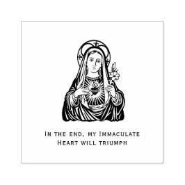 Religiösa Virgin Mary Immaculate Heart Stämpel