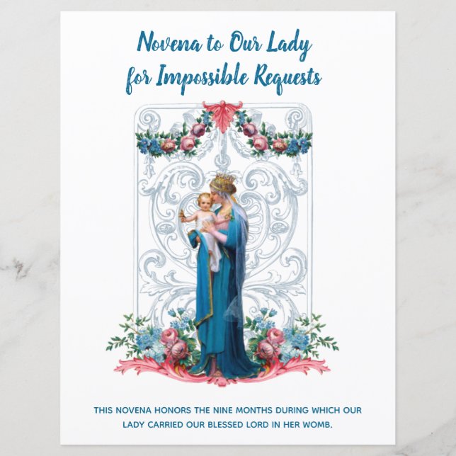 Religiösa Virgin Mary Jesus Änglar katolik Prayer (Framsida)